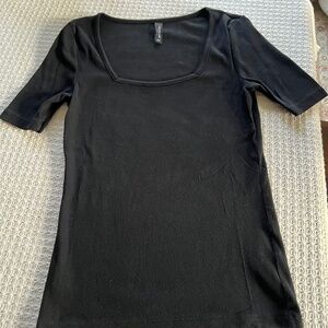 Women's Luxe Rib Square Neck Tee size XS